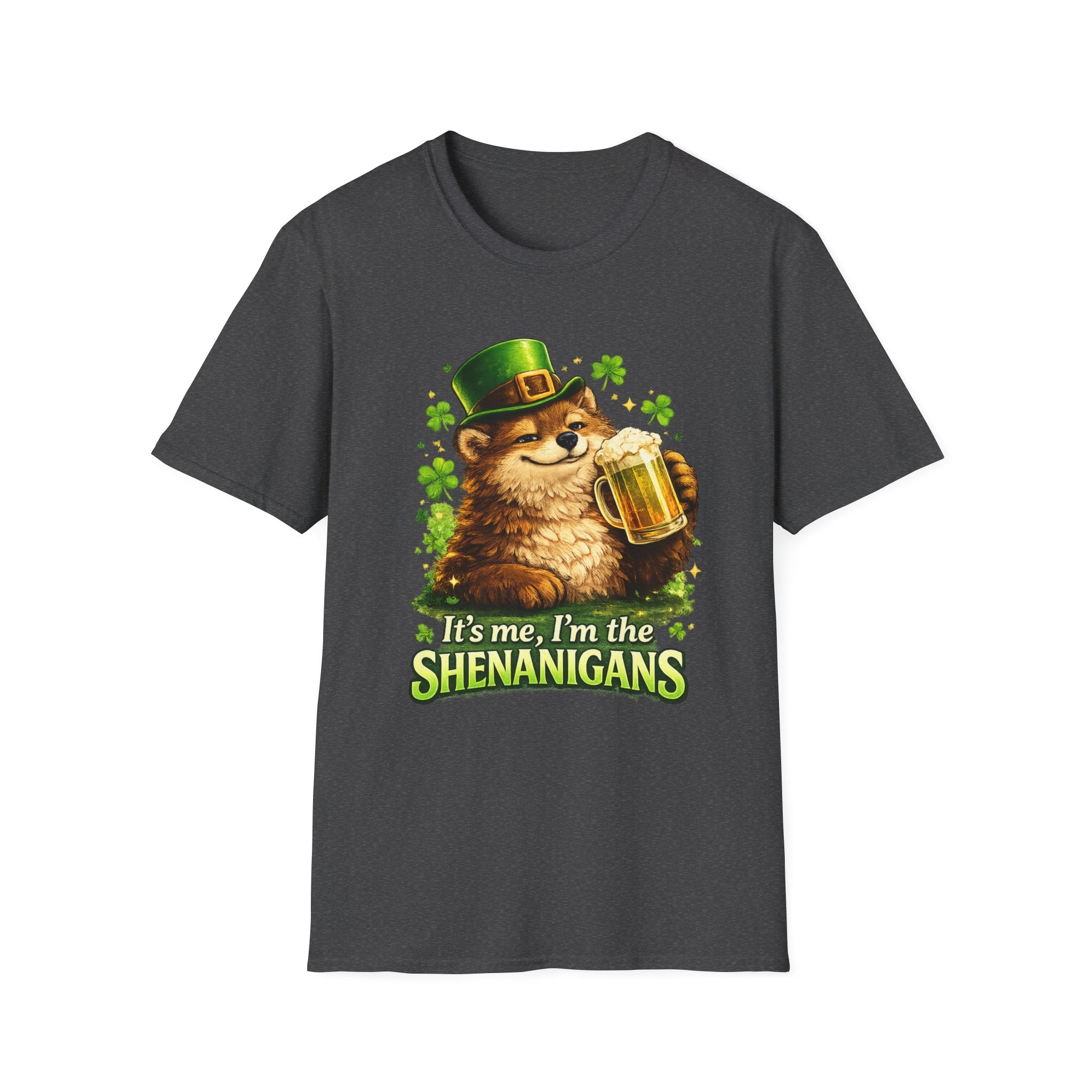St. Patrick's Day 'It's Me I'm the Shenanigans' T-Shirt - Funny Leprechaun Drink Tee