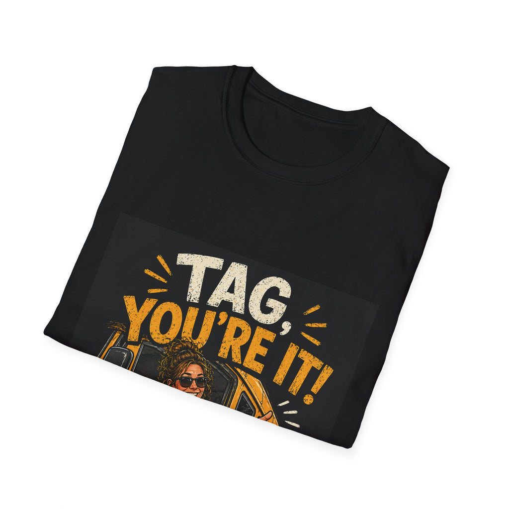 Tag You're It! T-Shirt — Funny 'Your Turn, Parents' Retro Graphic Tee