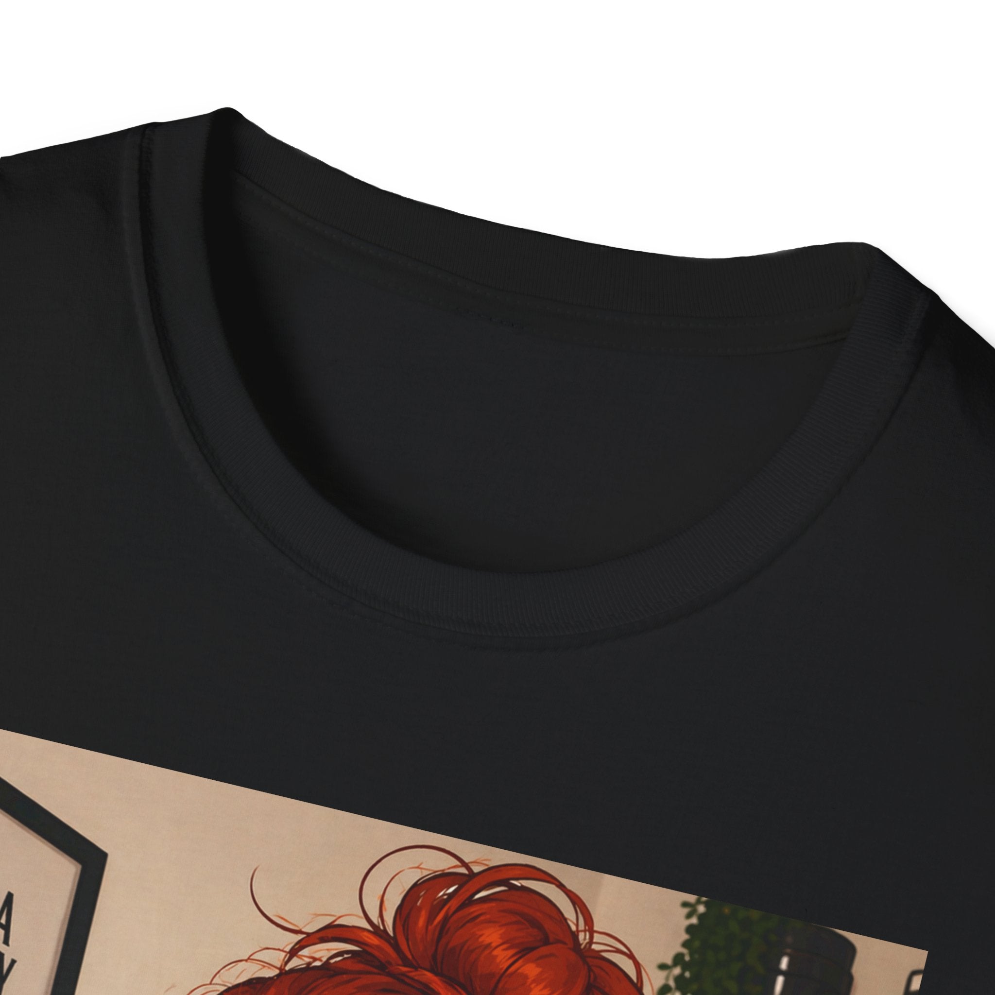 Coffee & Chill Redhead Graphic T-Shirt — “Apparently I'm the Problem” Quote Tee