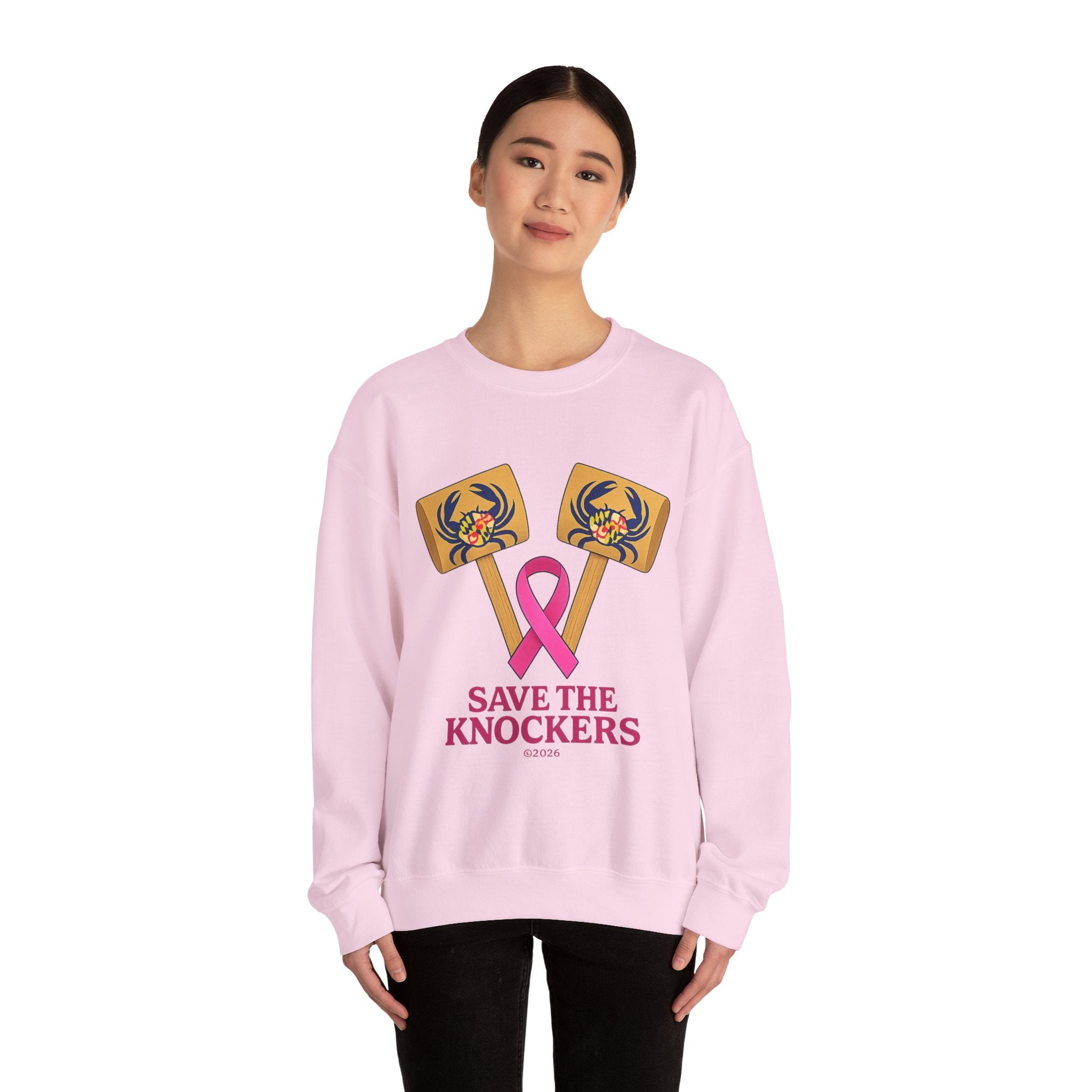 Save the Knockers Breast Cancer Awareness Sweatshirt