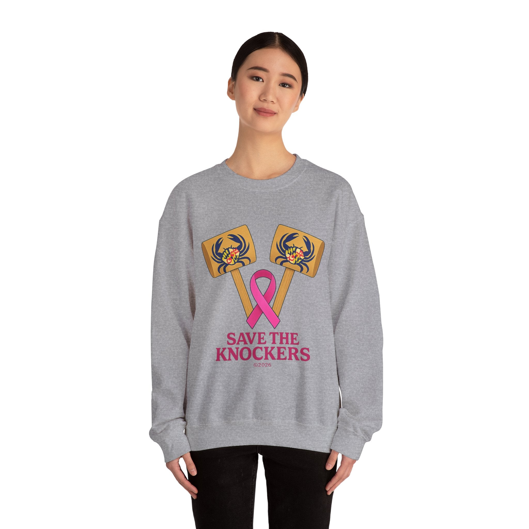 Save the Knockers Breast Cancer Awareness Sweatshirt