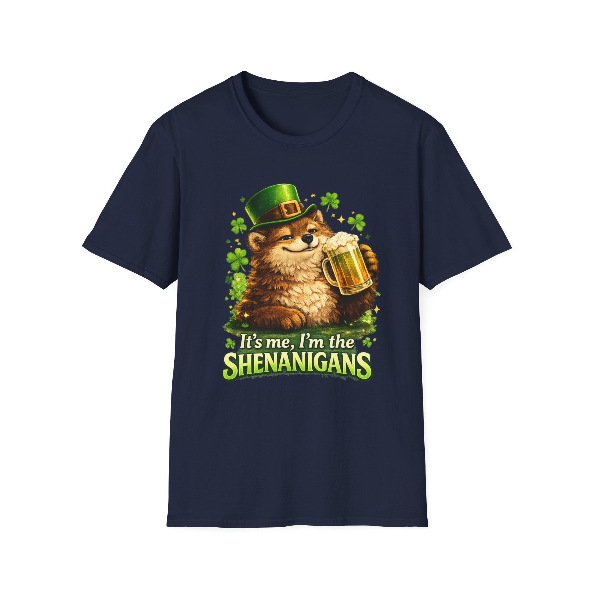 St. Patrick's Day 'It's Me I'm the Shenanigans' T-Shirt - Funny Leprechaun Drink Tee