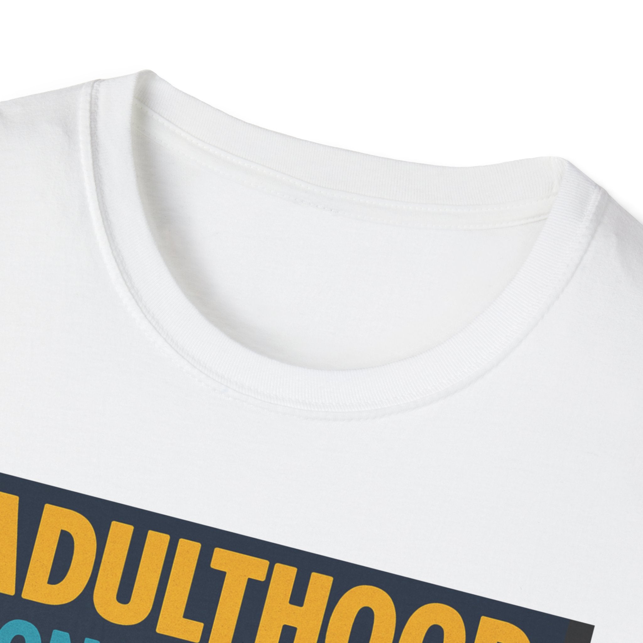 Adulthood Don't Believe the Hype T-Shirt | Funny Graphic Tee, Gift for Young Adults, Vintage Style, Unisex Casual Wear, Birthday Gift