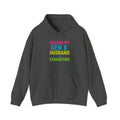 Unisex Hoodie | Raising My Gen X Husband is Exhausting | Fun Gift for Moms, Humor Sweatshirt, Casual Wear, Family Humor Hoodie