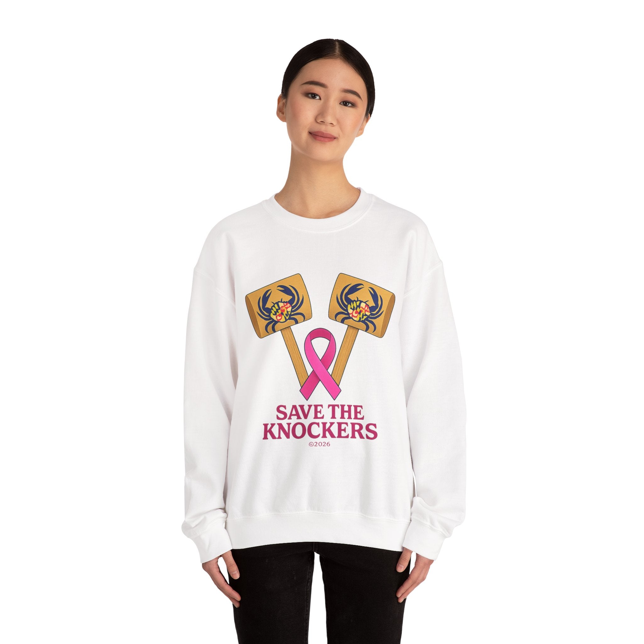 Save the Knockers Breast Cancer Awareness Sweatshirt