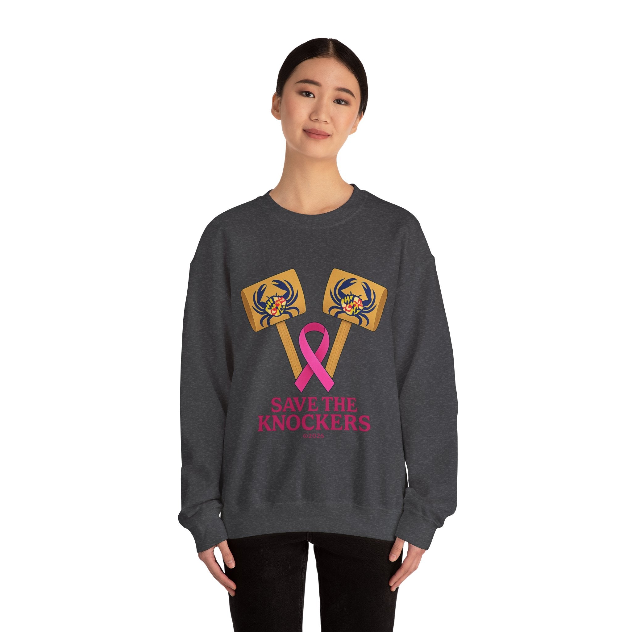 Save the Knockers Breast Cancer Awareness Sweatshirt