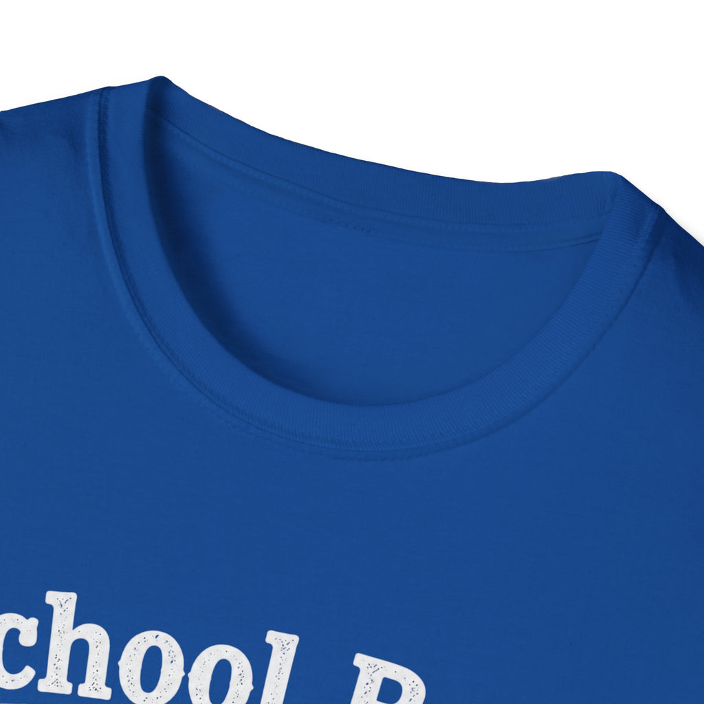 School Bus Attendant T-Shirt — "Nope I Prefer Highly Caffeinated Chaos" Funny Bus Attendant Tee