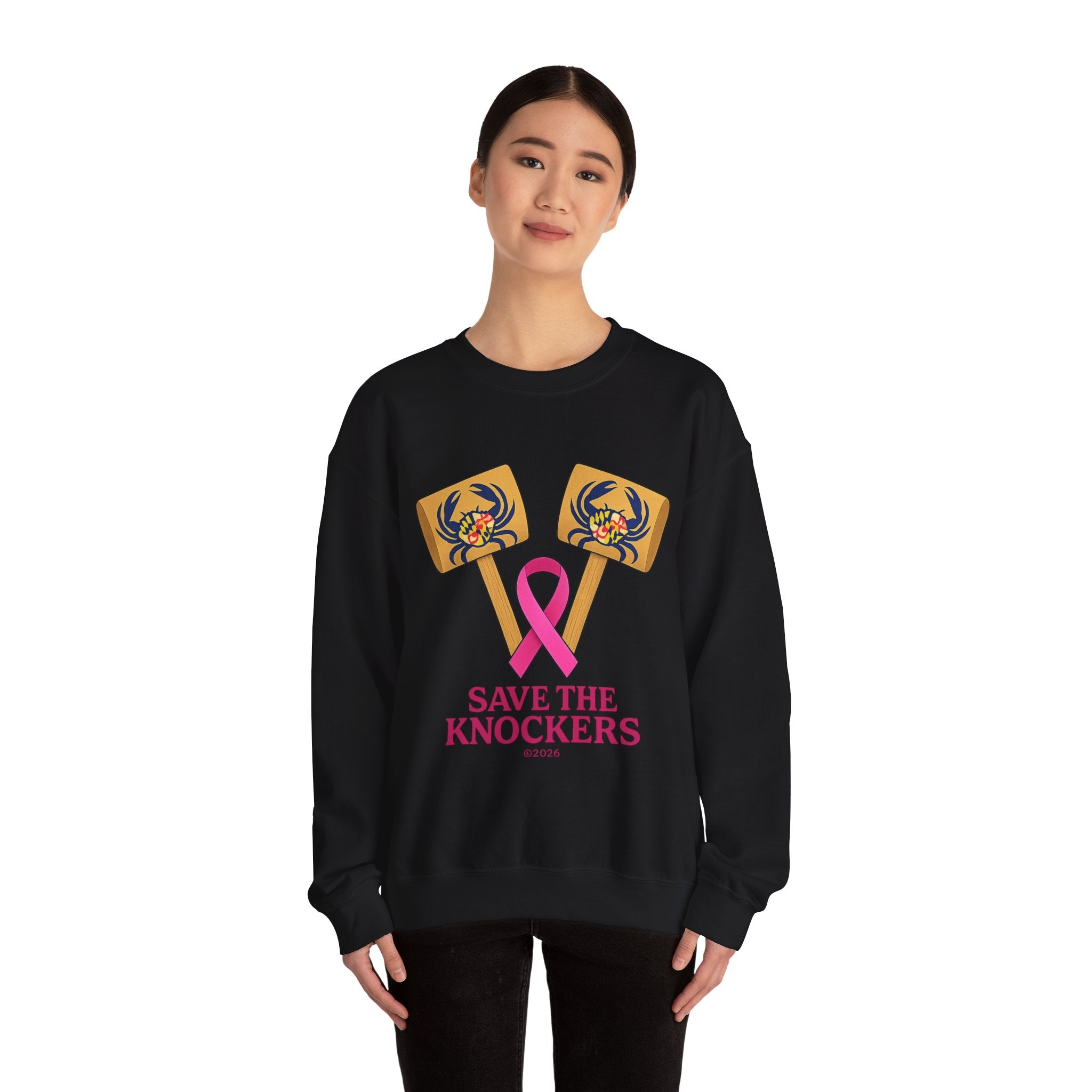 Save the Knockers Breast Cancer Awareness Sweatshirt