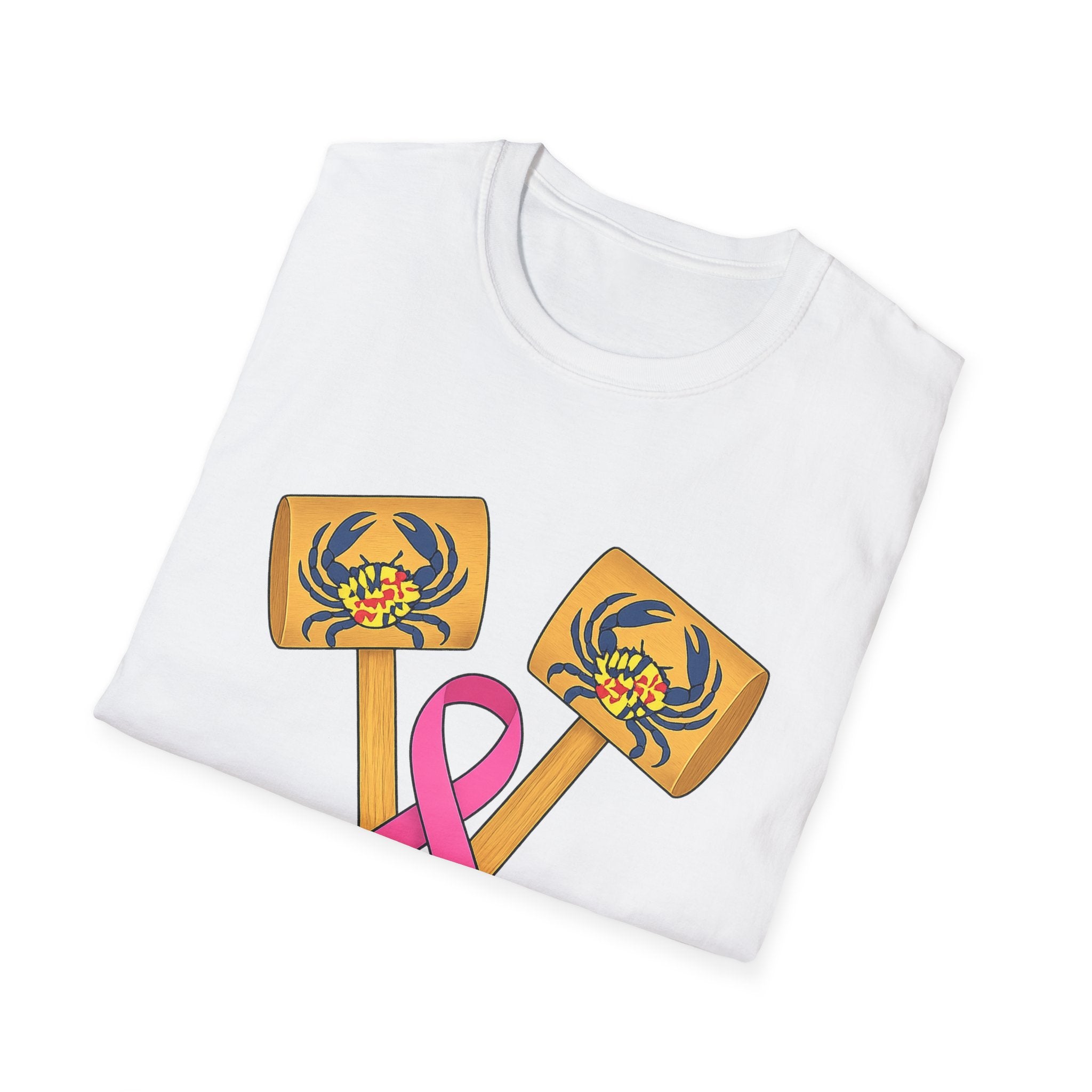 Save the Knockers T-Shirt — Breast Cancer Awareness Mallet Design
