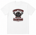 White t-shirt with Chopticon Lacrosse 2026 Regional Champions graphic on a white background